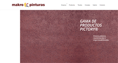 Desktop Screenshot of makropinturas.com