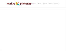 Tablet Screenshot of makropinturas.com